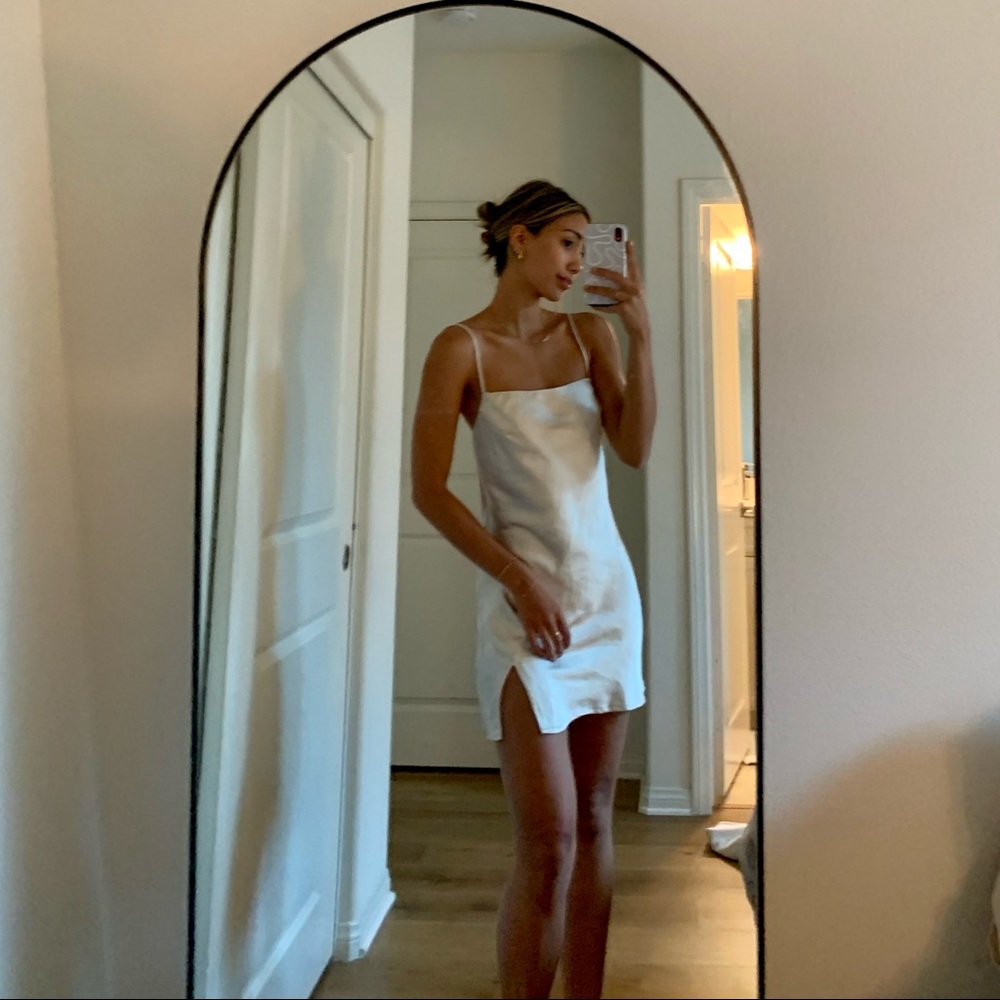 Satin mini dress